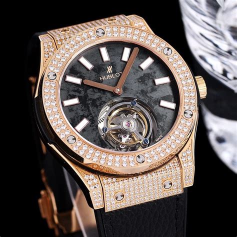 hublot full diamond rose gold|Hublot classic fusion rose gold.